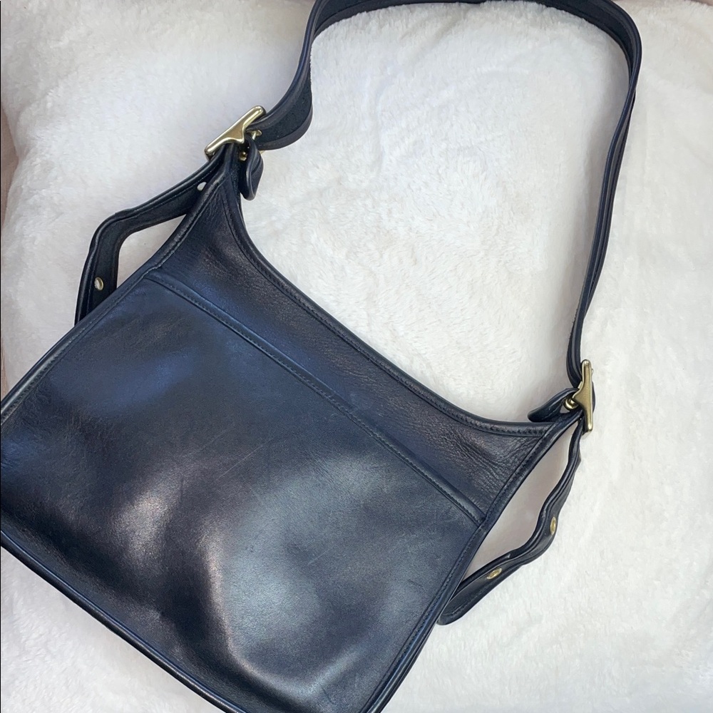 Coach Black Vintage Legacy Zip Bag Bag